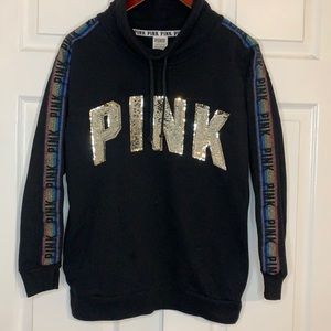VS Pink black sweatshirt